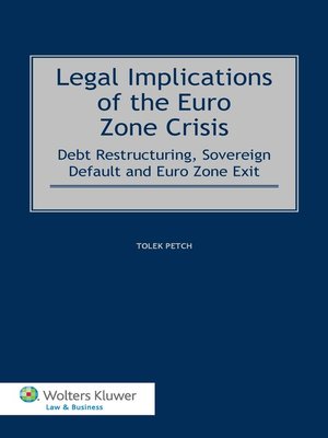 cover image of Legal Implications of the Euro Zone Crisis